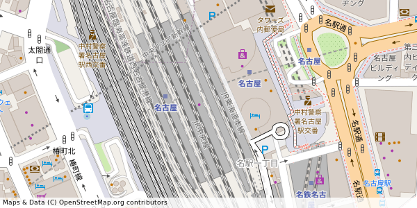 愛知県名古屋市中村区名駅 付近 : 35170590,136882294