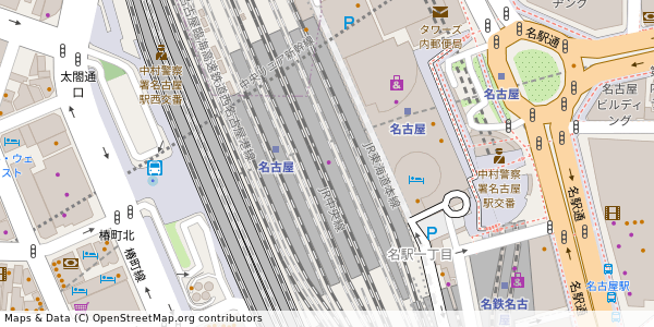 愛知県名古屋市中村区名駅 付近 : 35170575,136882135