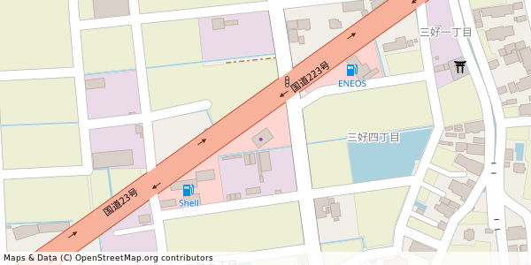 愛知県弥富市三好 付近 : 35071406,136759975 愛知県弥富市三好 付近 : 35071406,136759975