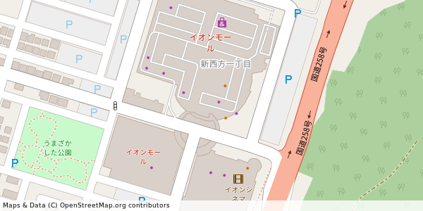 三重県桑名市新西方 付近 : 35071633,136662724