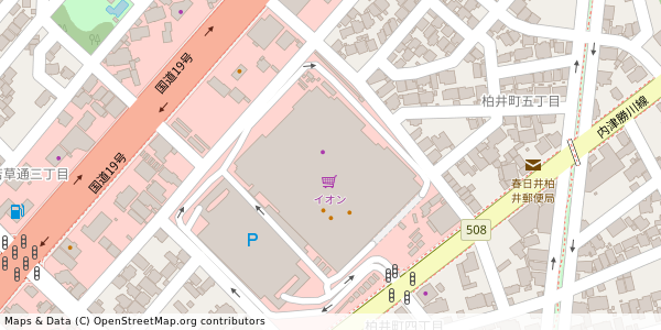 愛知県春日井市柏井町 付近 : 35238132,136962460