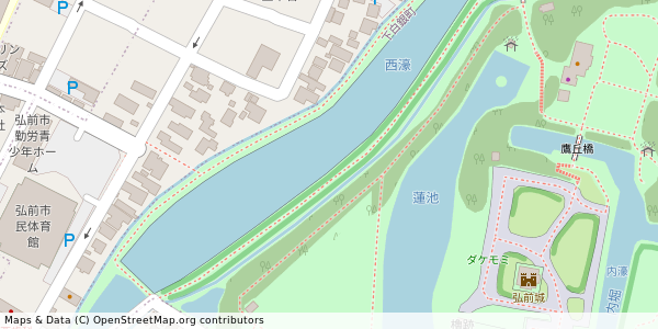 青森県弘前市大字下白銀町 付近 : 40608776,140461709