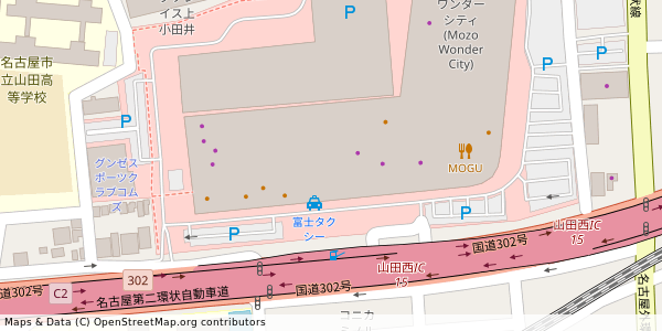 愛知県名古屋市西区二方町 付近 : 35224627,136883077