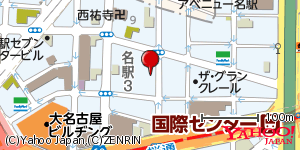 愛知県名古屋市中村区名駅 付近 : 35172989,136886795