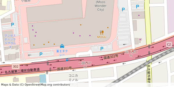 愛知県名古屋市西区二方町 付近 : 35224408,136883838