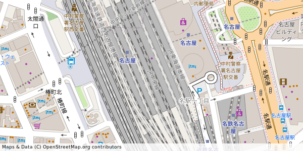 愛知県名古屋市中村区名駅 付近 : 35170285,136882142