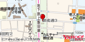 愛知県名古屋市北区御成通 付近 : 35199496,136930015