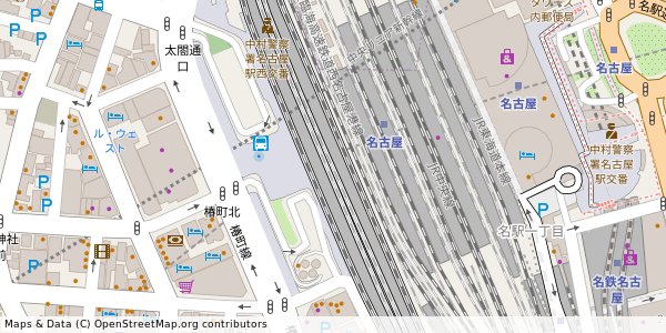 愛知県名古屋市中村区名駅 付近 : 35170354,136881135 愛知県名古屋市中村区名駅 付近 : 35170354,136881135