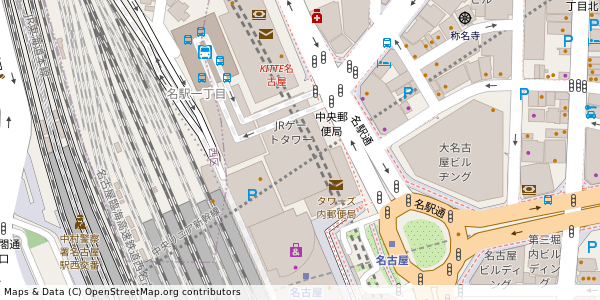 愛知県名古屋市中村区名駅 付近 : 35172104,136882860