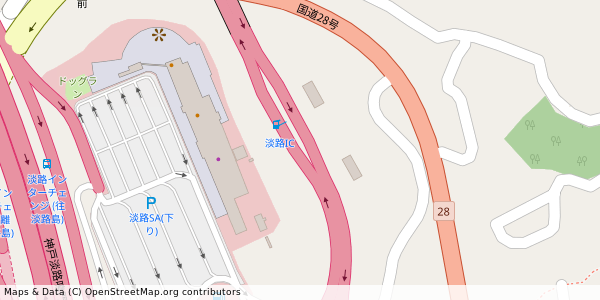 兵庫県淡路市岩屋 付近 : 34583093,135019088