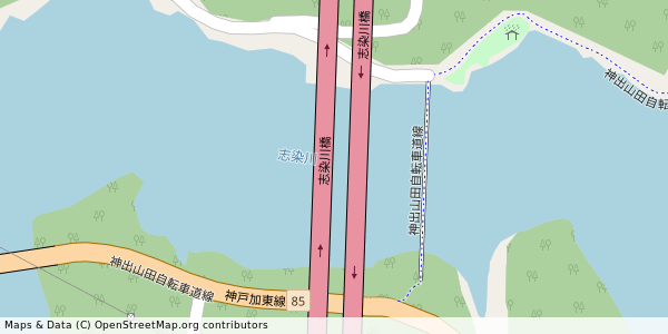 兵庫県神戸市北区山田町衝原 付近 : 34771606,135082440 兵庫県神戸市北区山田町衝原 付近 : 34771606,135082440