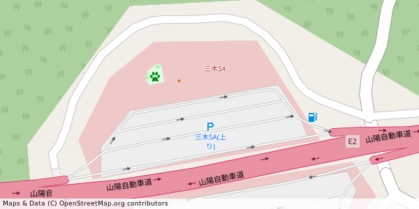 兵庫県三木市加佐 付近 : 34817458,134980462