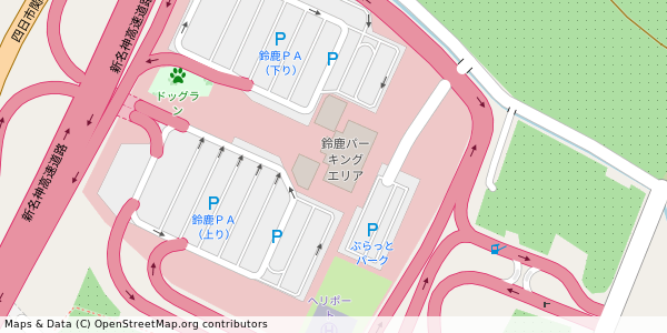 三重県鈴鹿市山本町 付近 : 34961596,136465907