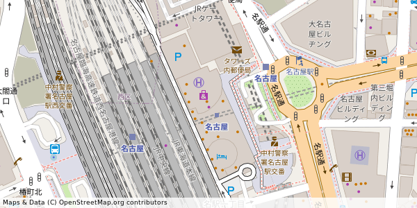 愛知県名古屋市中村区名駅 付近 : 35171109,136882814