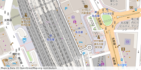 愛知県名古屋市中村区名駅 付近 : 35170715,136882540