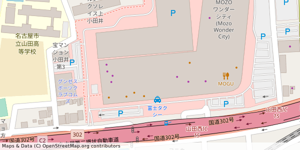 愛知県名古屋市西区二方町 付近 : 35224762,136882757