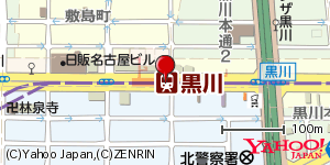 愛知県名古屋市北区城見通 付近 : 35197194,136910161