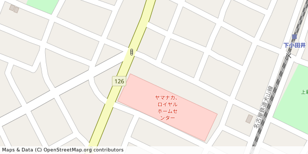 愛知県清須市西枇杷島町押花 付近 : 35201400,136867712