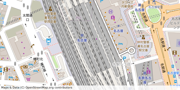 愛知県名古屋市中村区名駅 付近 : 35170409,136881920 愛知県名古屋市中村区名駅 付近 : 35170409,136881920