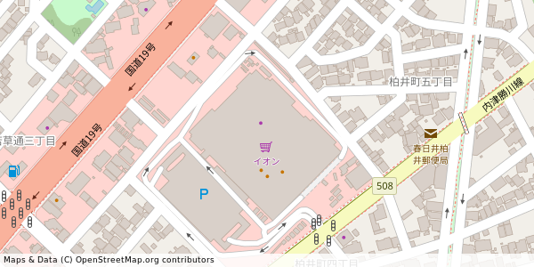 愛知県春日井市柏井町 付近 : 35238132,136962460 愛知県春日井市柏井町 付近 : 35238132,136962460