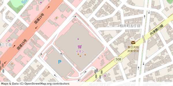 愛知県春日井市柏井町 付近 : 35238112,136962691 愛知県春日井市柏井町 付近 : 35238112,136962691