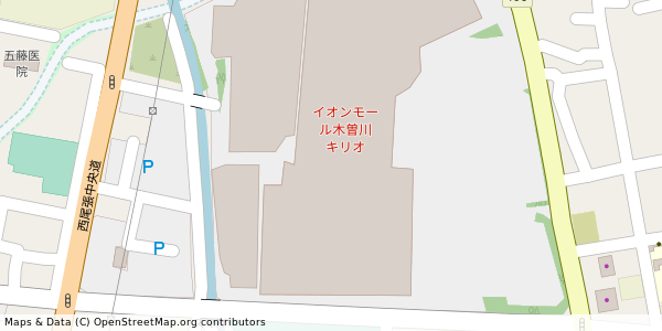 愛知県一宮市木曽川町黒田 付近 : 35348967,136773533