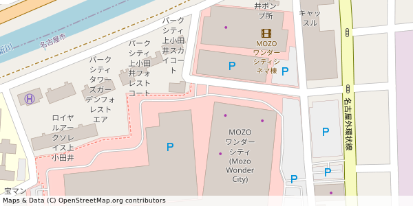 愛知県名古屋市西区二方町 付近 : 35226402,136883813