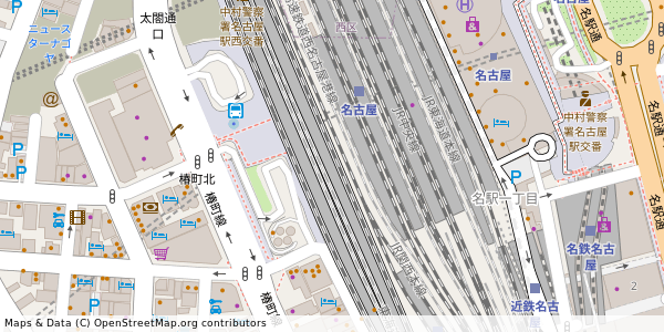 愛知県名古屋市中村区名駅 付近 : 35170103,136881366 愛知県名古屋市中村区名駅 付近 : 35170103,136881366