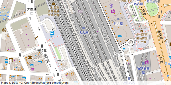 愛知県名古屋市中村区名駅 付近 : 35170239,136881707