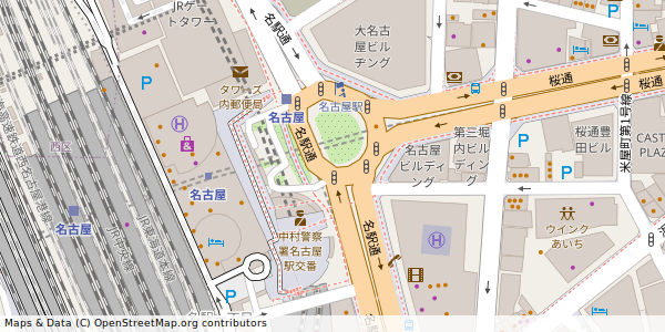 愛知県名古屋市中村区名駅 付近 : 35171050,136884141