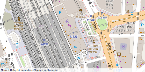 愛知県名古屋市中村区名駅 付近 : 35170851,136882889 愛知県名古屋市中村区名駅 付近 : 35170851,136882889