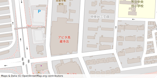 愛知県春日井市中央台 付近 : 35282696,137049434 愛知県春日井市中央台 付近 : 35282696,137049434