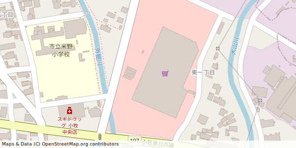 愛知県小牧市東 付近 : 35284888,136939264 愛知県小牧市東 付近 : 35284888,136939264