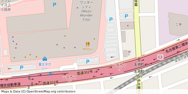 愛知県名古屋市西区二方町 付近 : 35224663,136884600