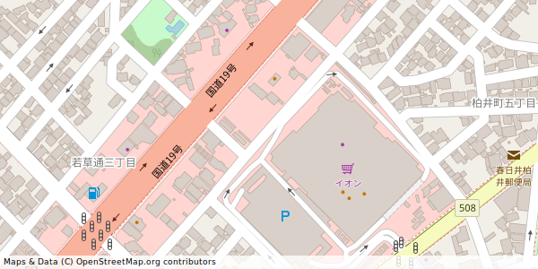 愛知県春日井市柏井町 付近 : 35238330,136961510