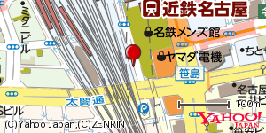 愛知県名古屋市中村区名駅 付近 : 35167992,136883870