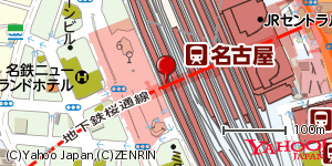 愛知県名古屋市中村区名駅 付近 : 35170250,136881061