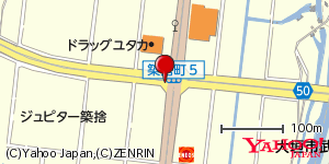 岐阜県大垣市築捨町 付近 : 35336080,136620996