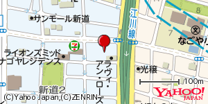 愛知県名古屋市西区新道 付近 : 35179931,136889236