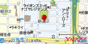 愛知県名古屋市西区新道 付近 : 35178937,136887668