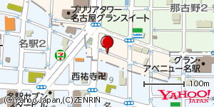 愛知県名古屋市西区名駅 付近 : 35174610,136886305