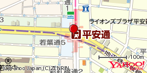 愛知県名古屋市北区平安 付近 : 35195868,136929687