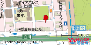 愛知県名古屋市中区栄 付近 : 35163277,136896255