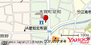 愛知県江南市木賀町定和 付近 : 35322898,136867861