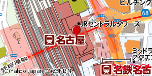 愛知県名古屋市中村区名駅 付近 : 35170773,136882781