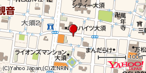 愛知県名古屋市中区大須 付近 : 35160473,136902687