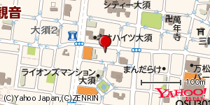 愛知県名古屋市中区大須 付近 : 35160405,136902688