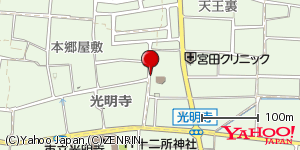 愛知県一宮市光明寺 付近 : 35354291,136804648