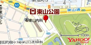 愛知県名古屋市千種区東山通 付近 : 35159815,136973768