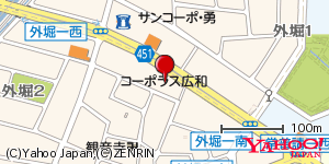 愛知県小牧市外堀 付近 : 35280336,136912110